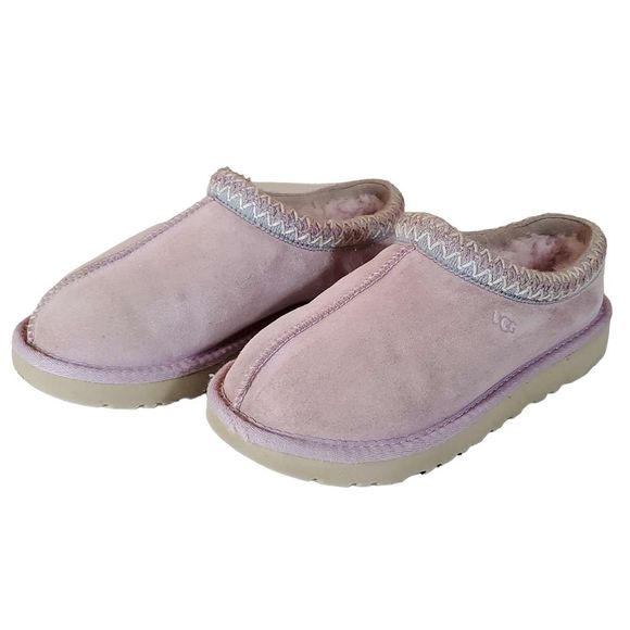 Ugg Womens Tasman Classic Slip On Slippers Slides Low Pink Fur Size 8 - Picture 8 of 13